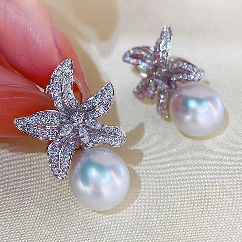 Delicate Artisan Pearl Earring