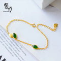 Delicate Artisan Gold Bracelet
