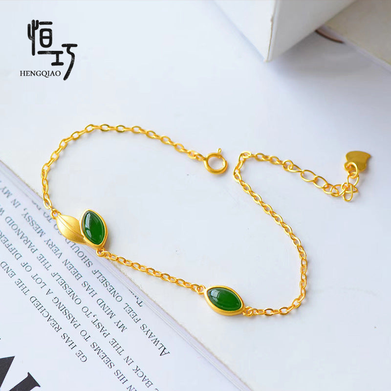 Delicate Artisan Gold Bracelet