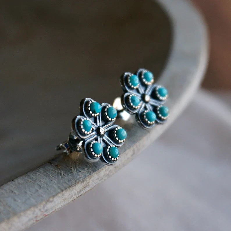 Delicate Artisan Silver Earring