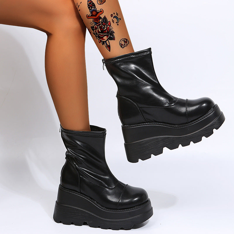 Chic Orthopedic Boots with Unique Design