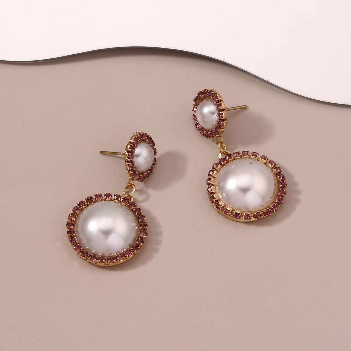 Delicate Artisan Pearl Earring