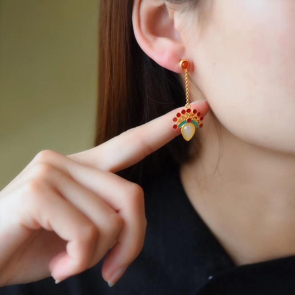 Delicate Artisan Silver Earring