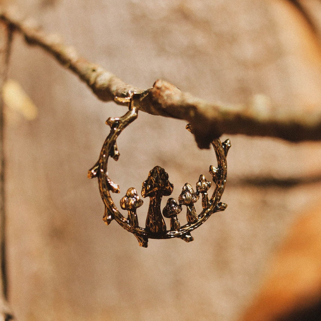Vintage Handmade Gold Earring