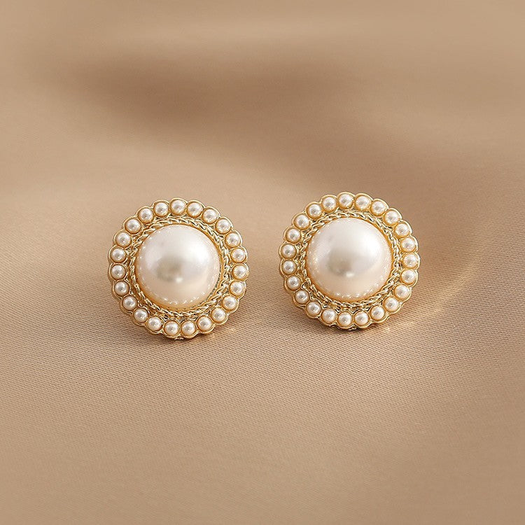 Delicate Artisan Pearl Earring