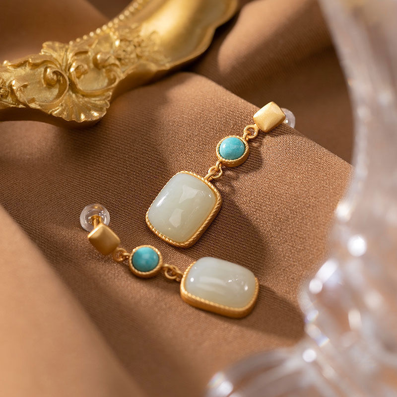 Delicate Artisan Gold Earring