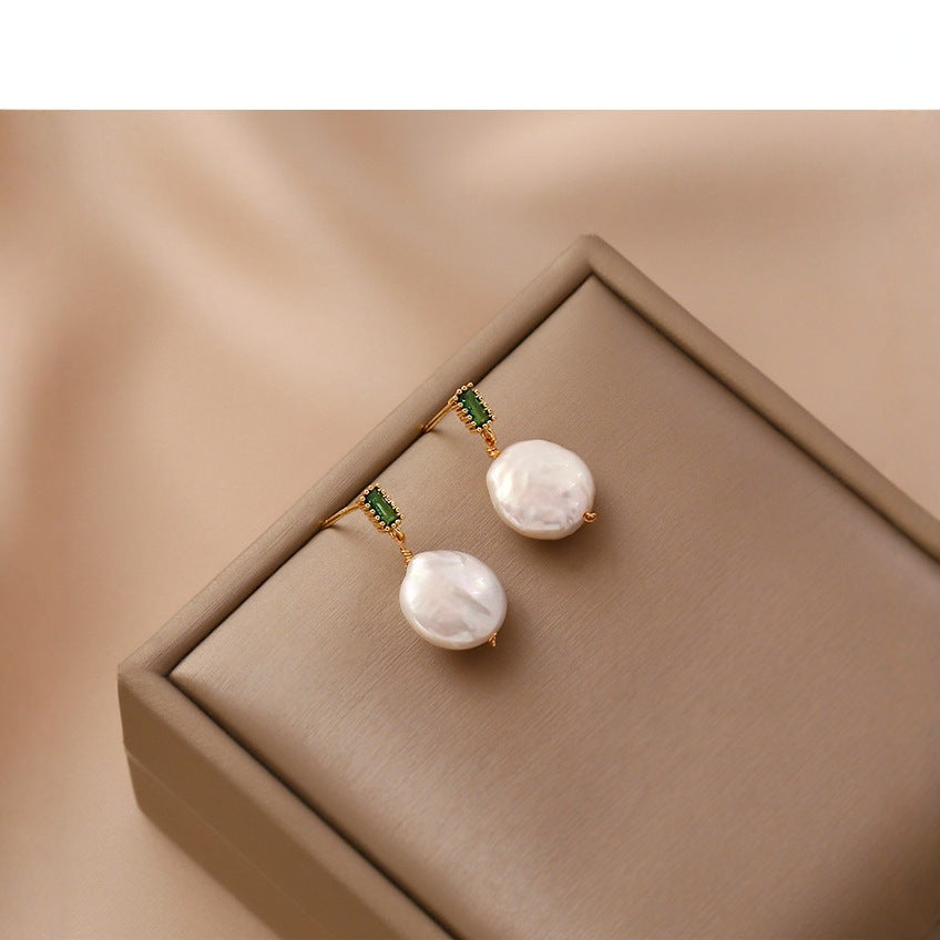 Delicate Artisan Pearl Earring