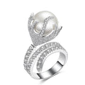 Delicate Artisan Pearl Ring