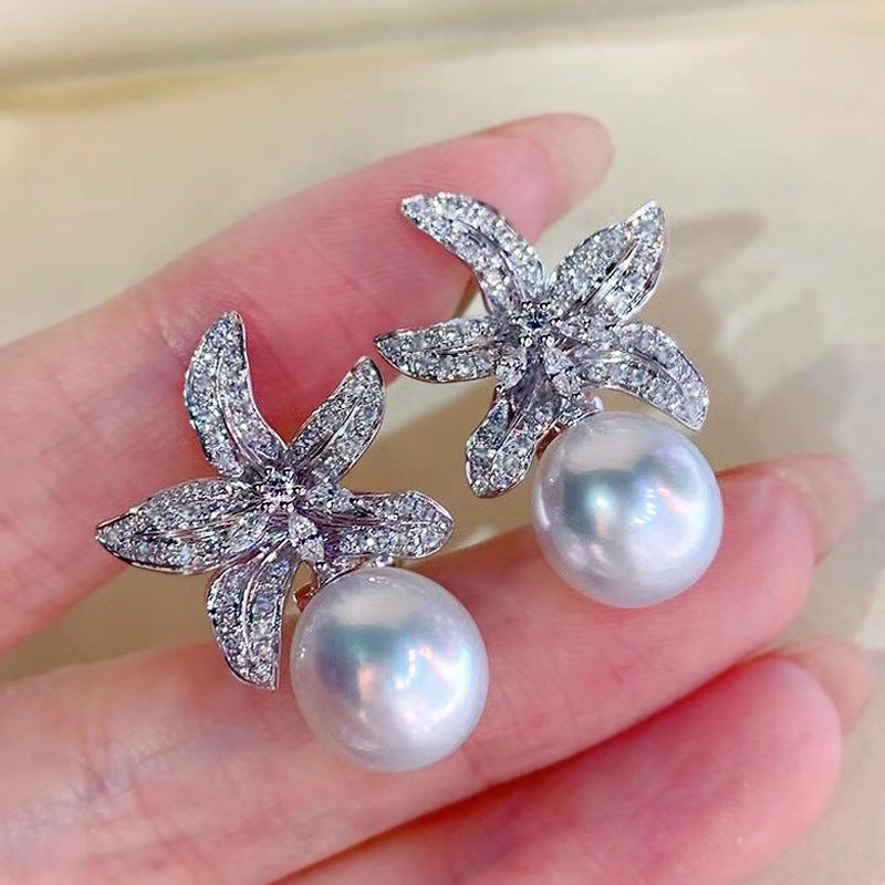 Delicate Artisan Pearl Earring