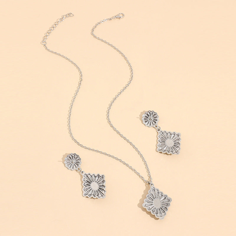 Delicate Artisan Silver Set