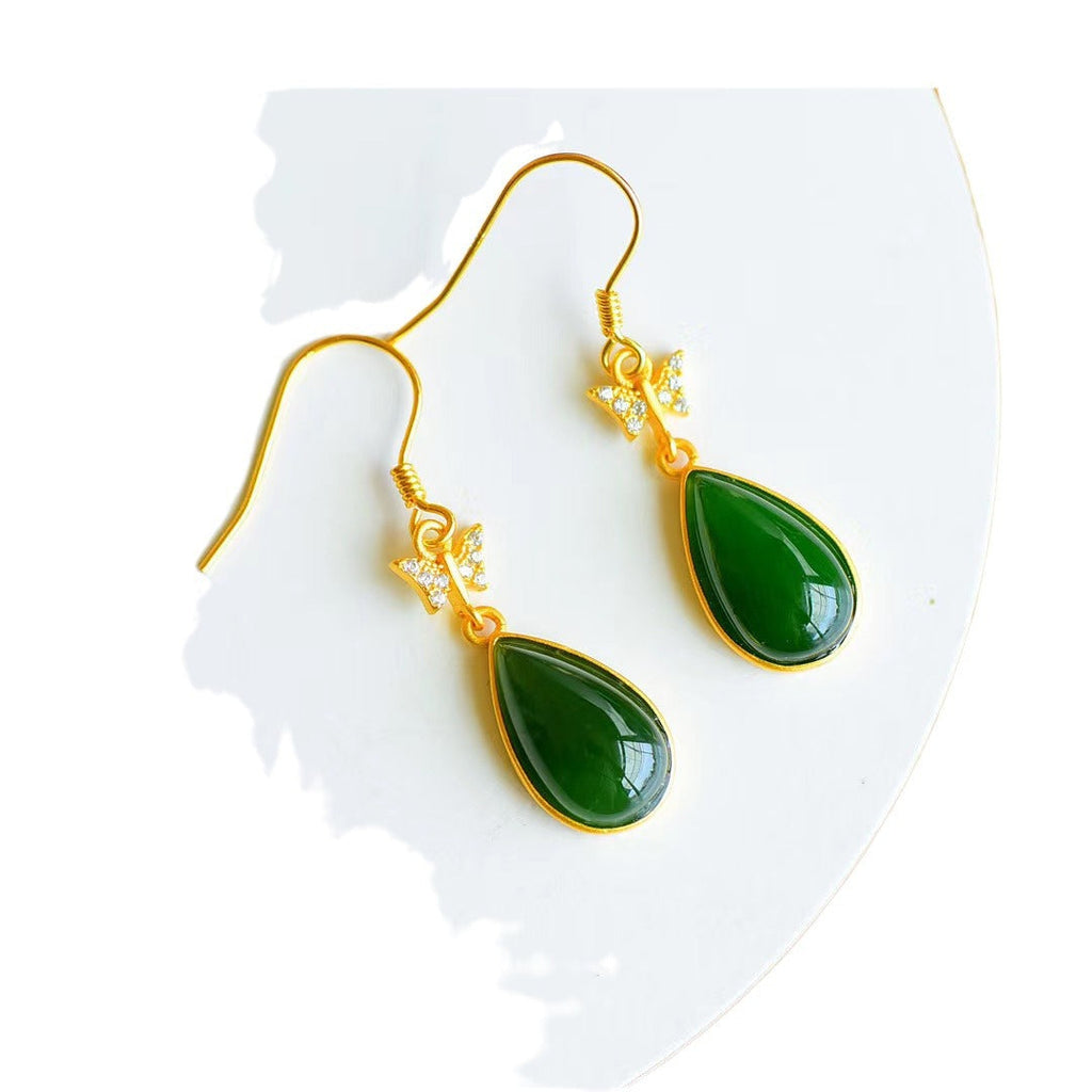 Delicate Artisan Gold Earring