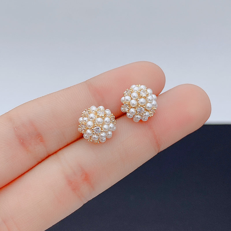 Delicate Artisan Pearl Earring