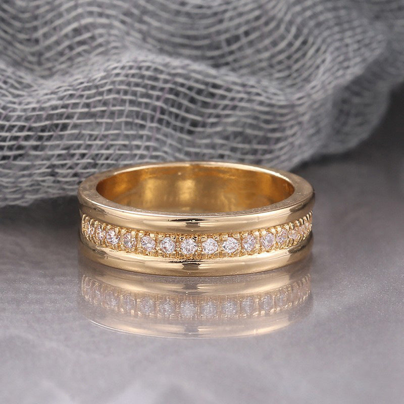 Delicate Artisan Gold Ring