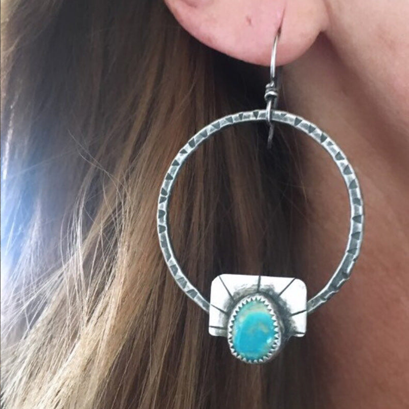 Vintage Handmade Silver Earring