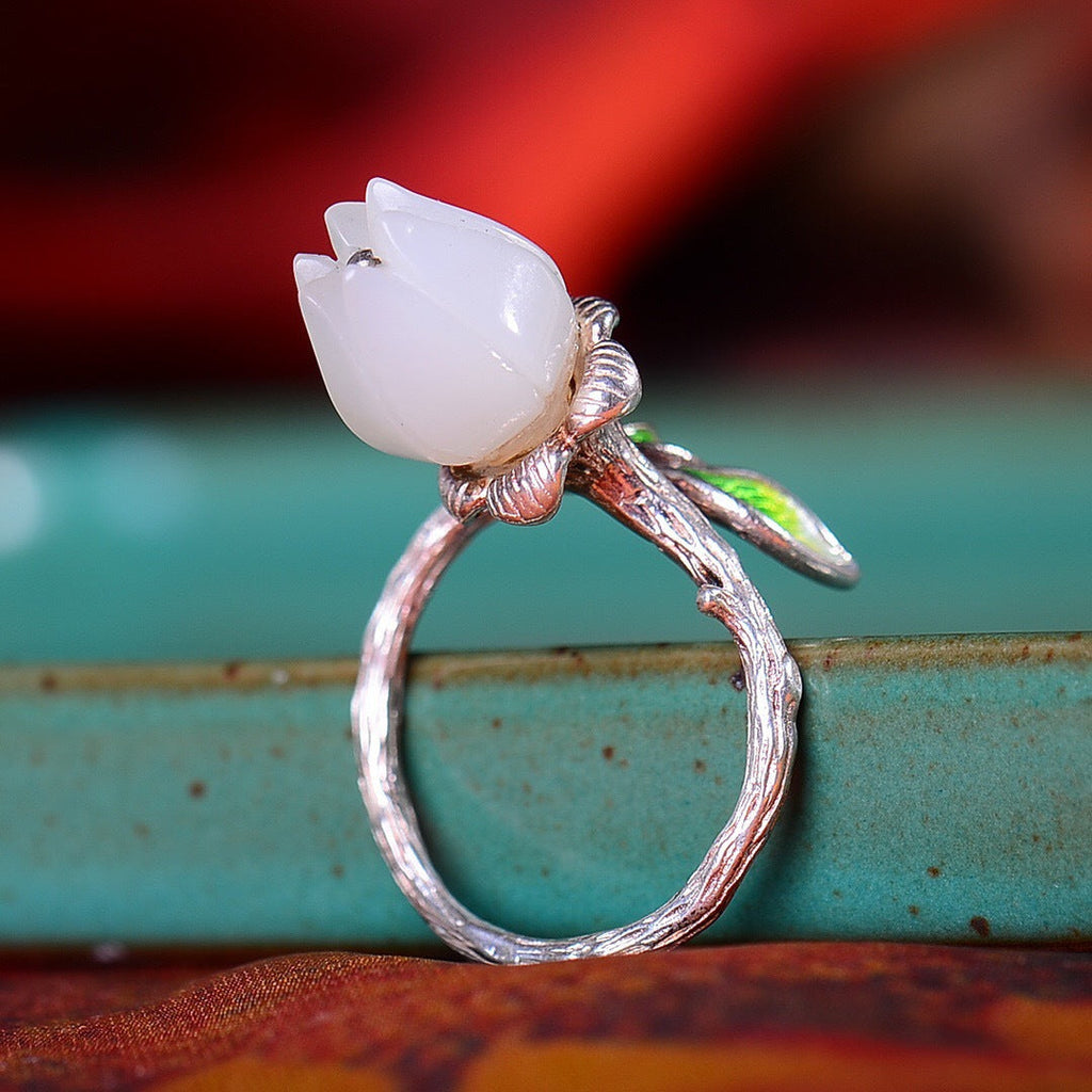Delicate Artisan Silver Ring