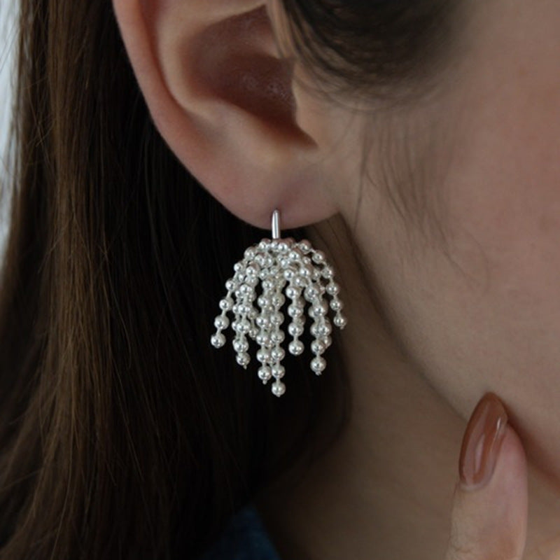Delicate Artisan Silver Earring