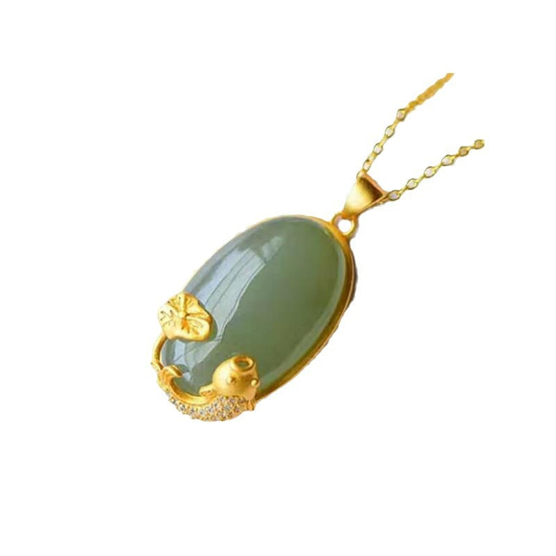 Delicate Artisan Gold Pendant