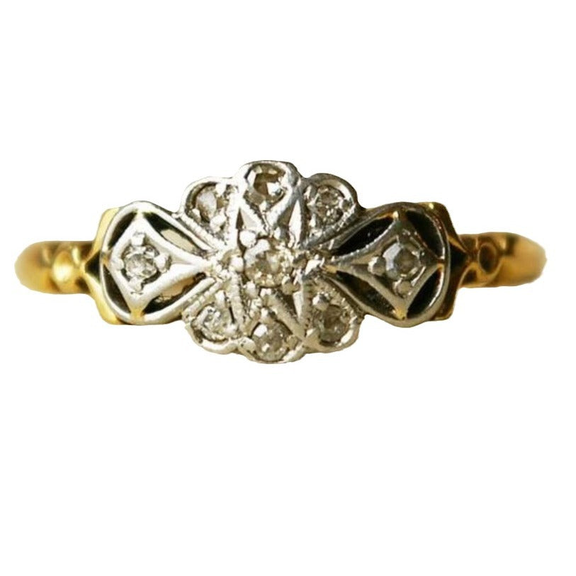 Delicate Artisan Gold Ring