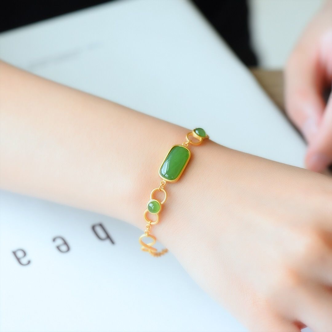 Vintage Handmade Gold Bracelet