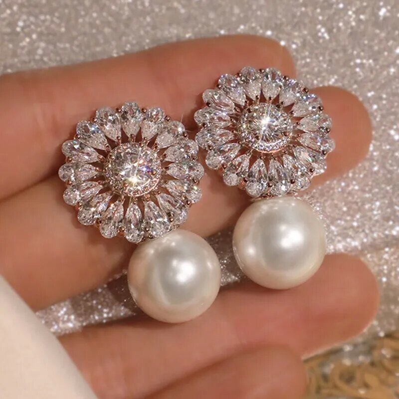 Delicate Artisan Pearl Earring