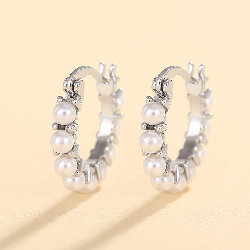 Delicate Artisan Pearl Earring