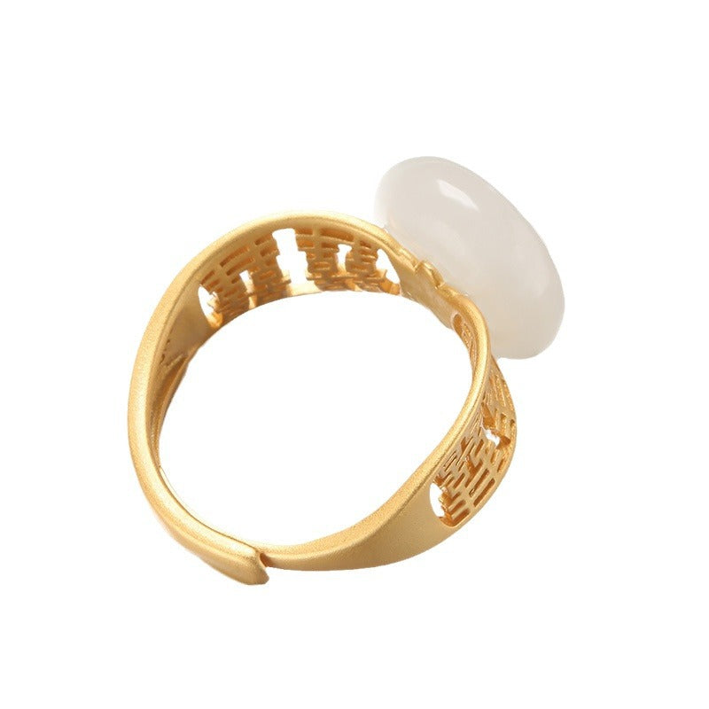 Delicate Artisan Gold Ring