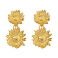 Vintage Handmade Gold Earring