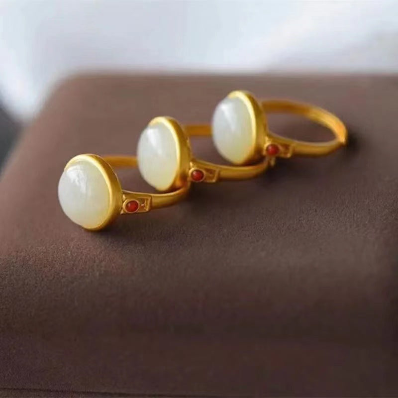 Delicate Artisan Gold Ring