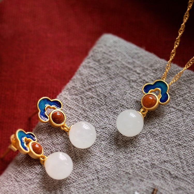 Delicate Artisan Silver Set