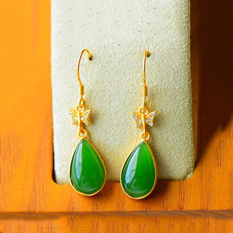 Delicate Artisan Gold Earring