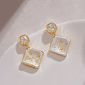 Delicate Artisan Gold Earring