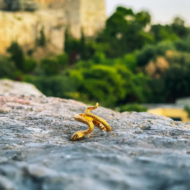 Delicate Artisan Gold Ring