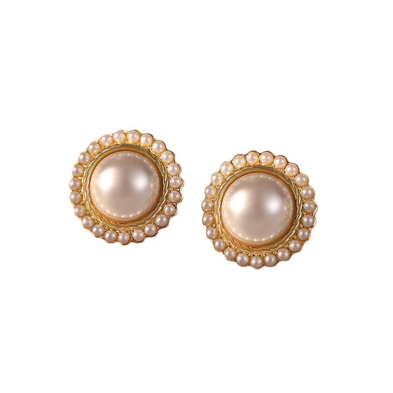 Delicate Artisan Pearl Earring