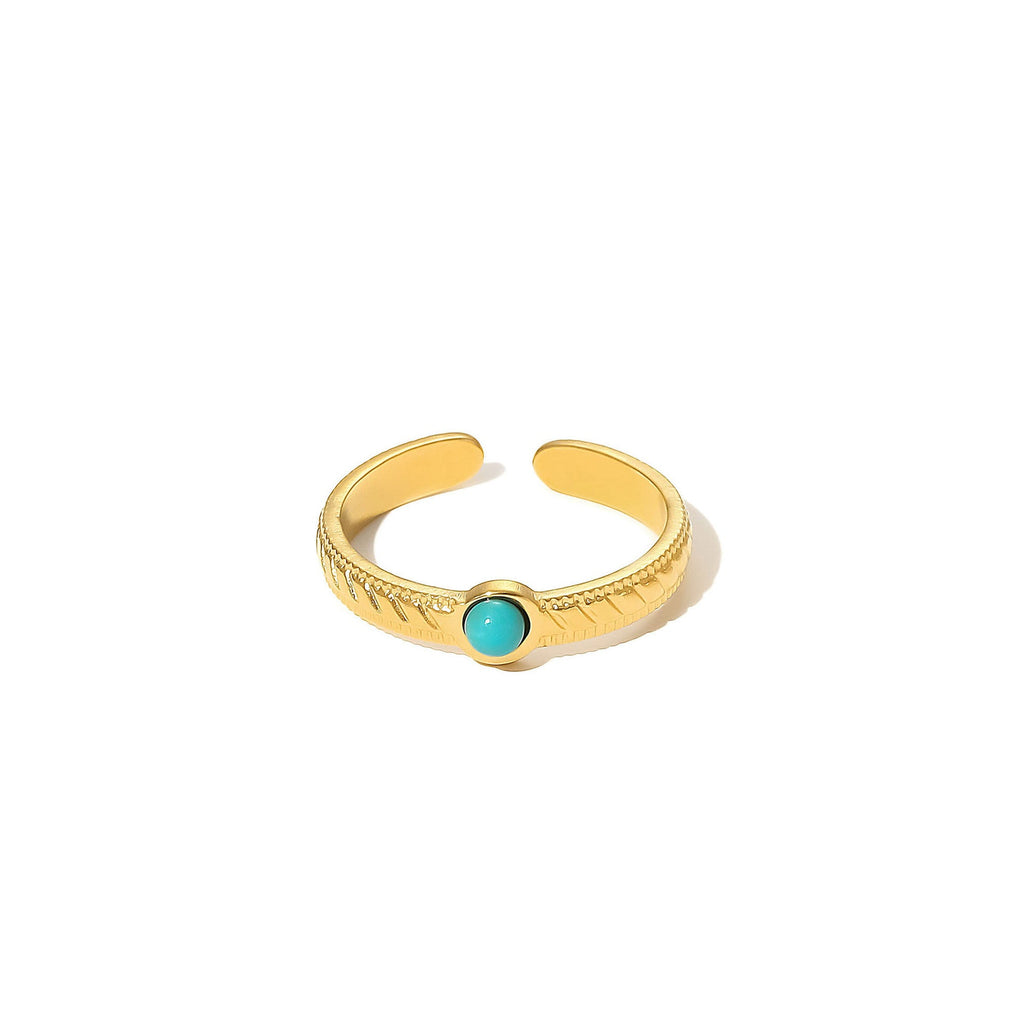 Delicate Artisan Gold Ring