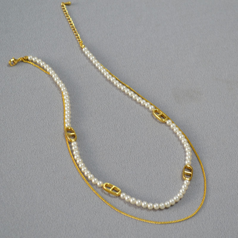 Beautiful Pearl Necklace with Unique Style