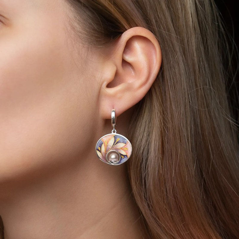 Delicate Artisan Pearl Earring