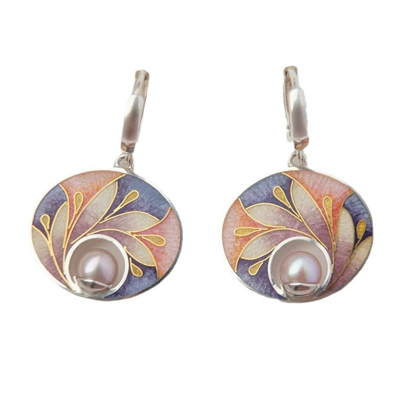 Delicate Artisan Pearl Earring
