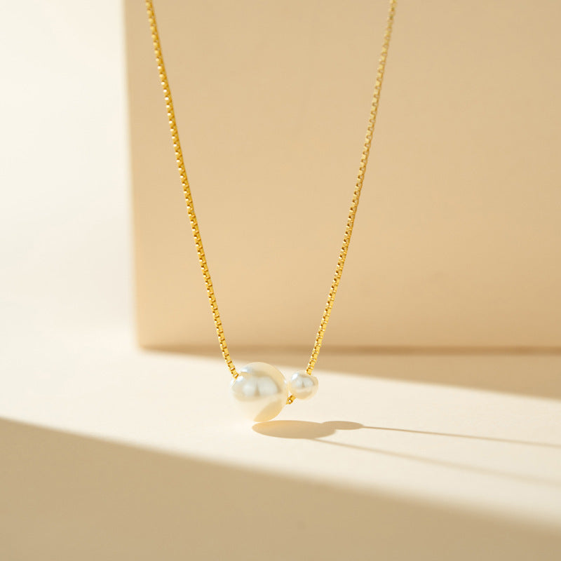 Delicate Artisan Pearl Necklace