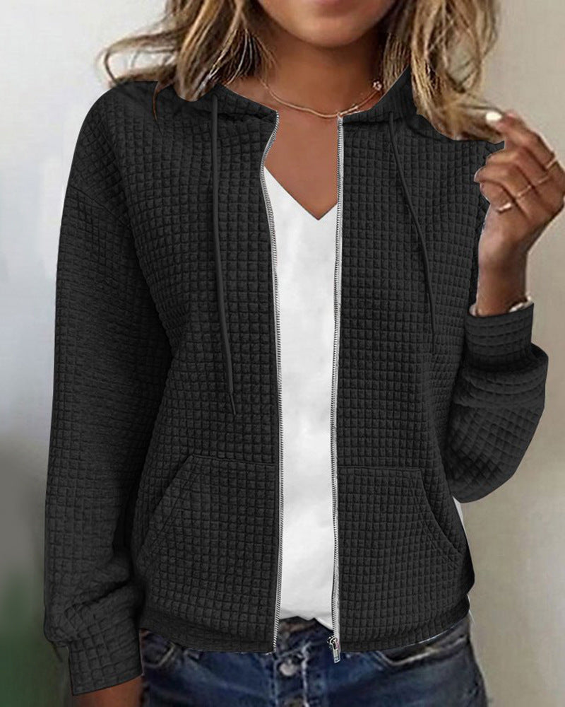 KS | Structured jacket with zipper