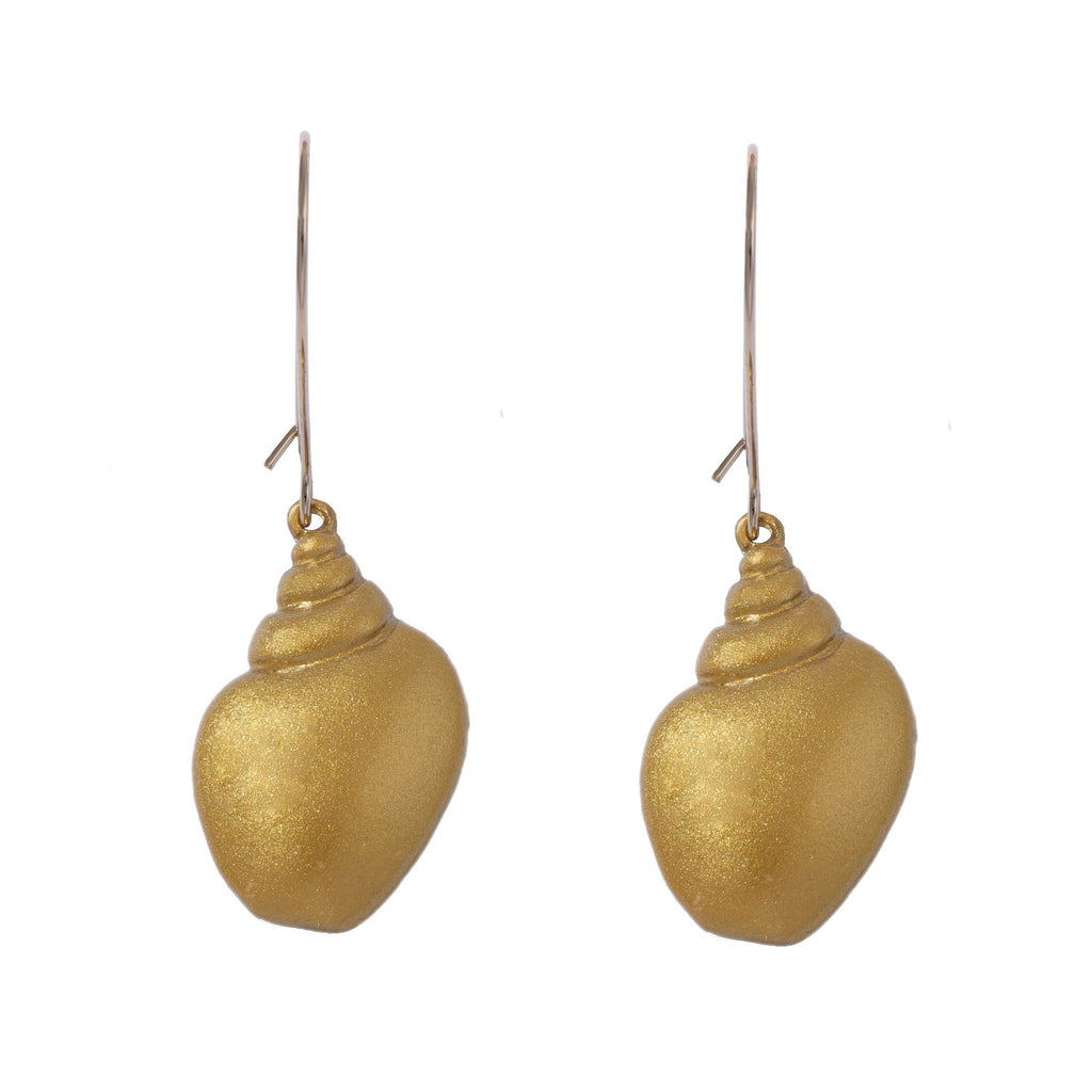 Delicate Artisan Gold Earring