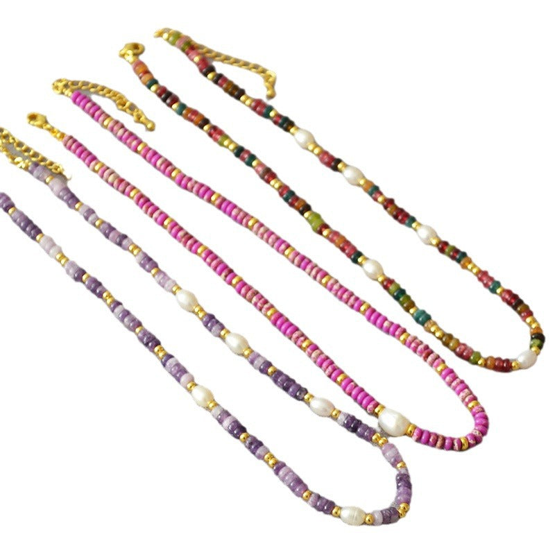 Beautiful Pearl Necklace with Unique Style