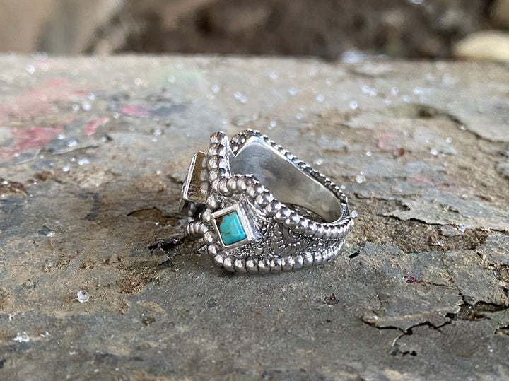 Beautiful Silver Ring with Unique Style