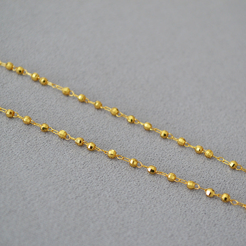 Vintage Handmade Gold Necklace