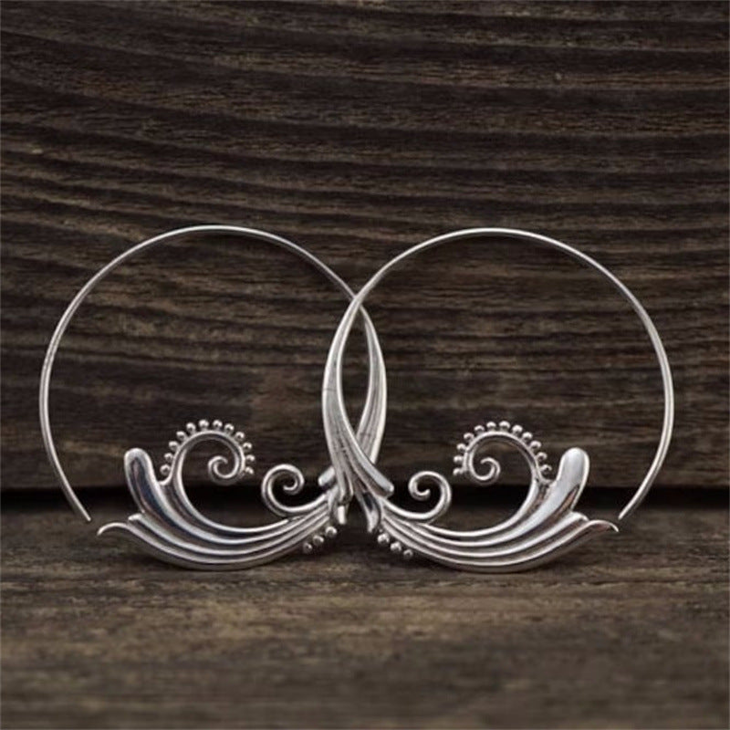 Beautiful Silver Earring with Unique Style