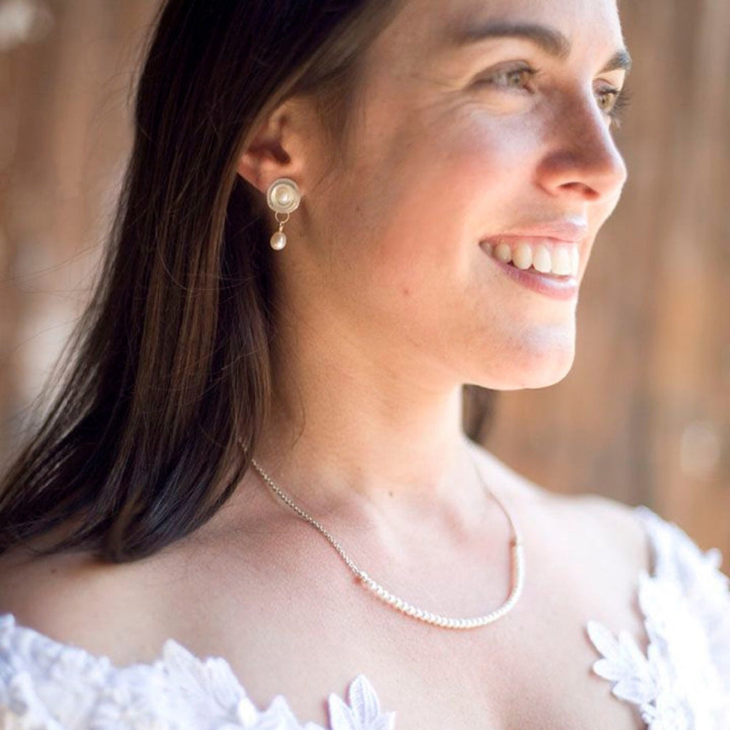 Beautiful Pearl Earring with Unique Style