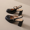KS | Shoes with chunky heel and adjustable strap