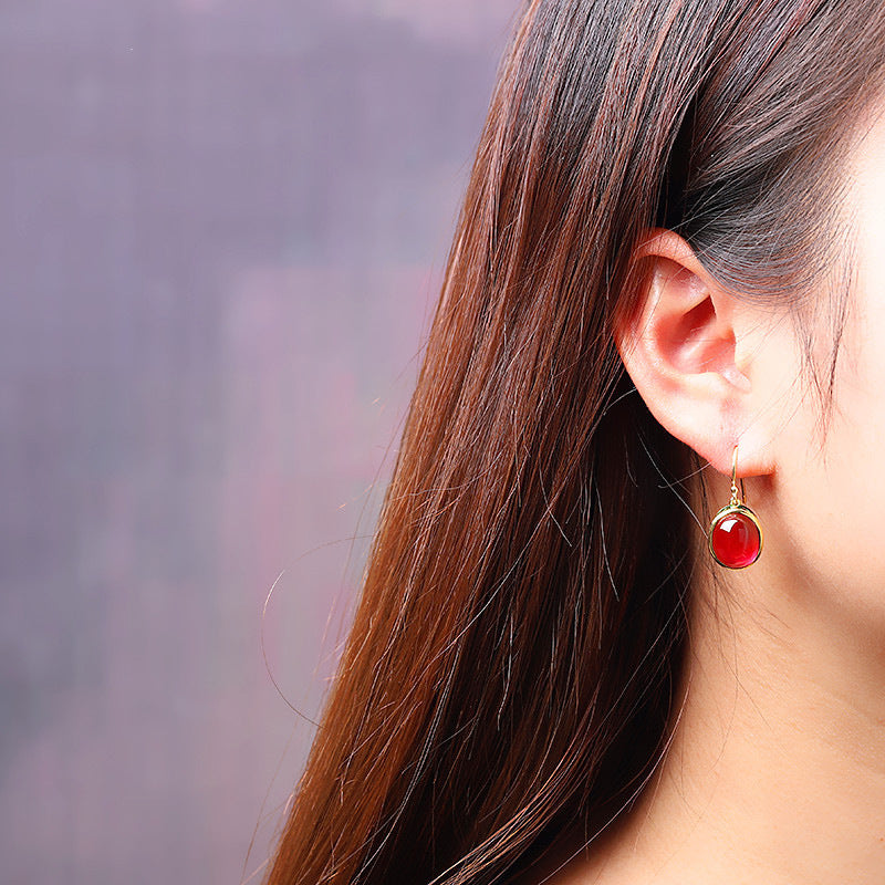 Vintage Handmade Silver Earring