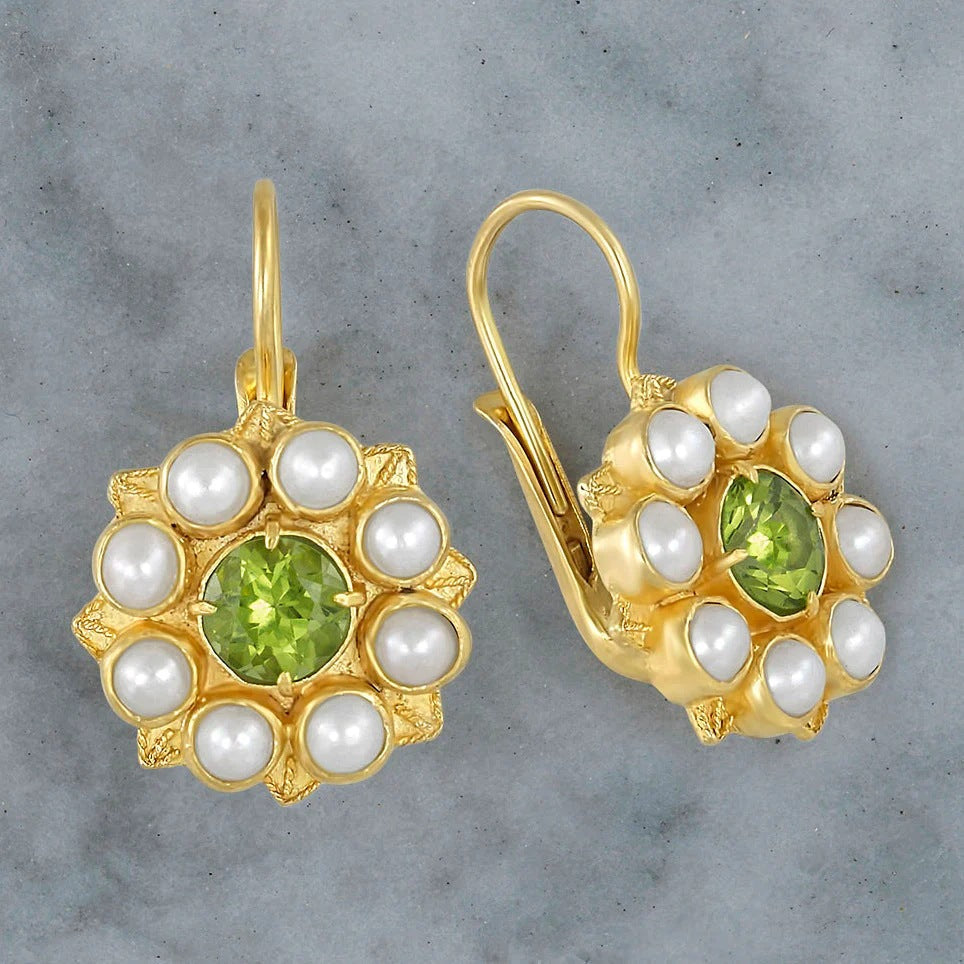 Vintage Handmade Gold Earring