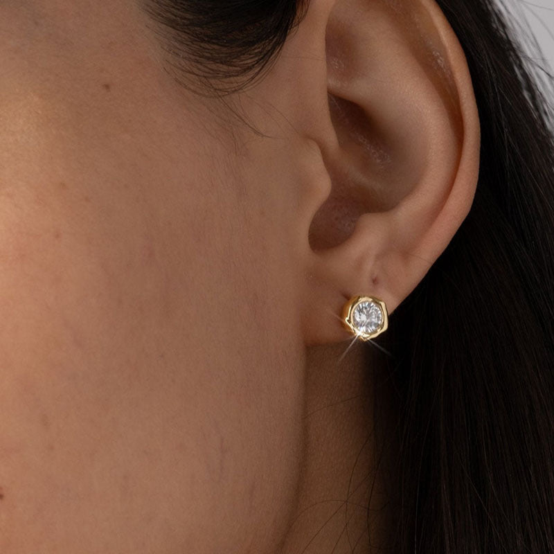 Vintage Handmade Silver Earring