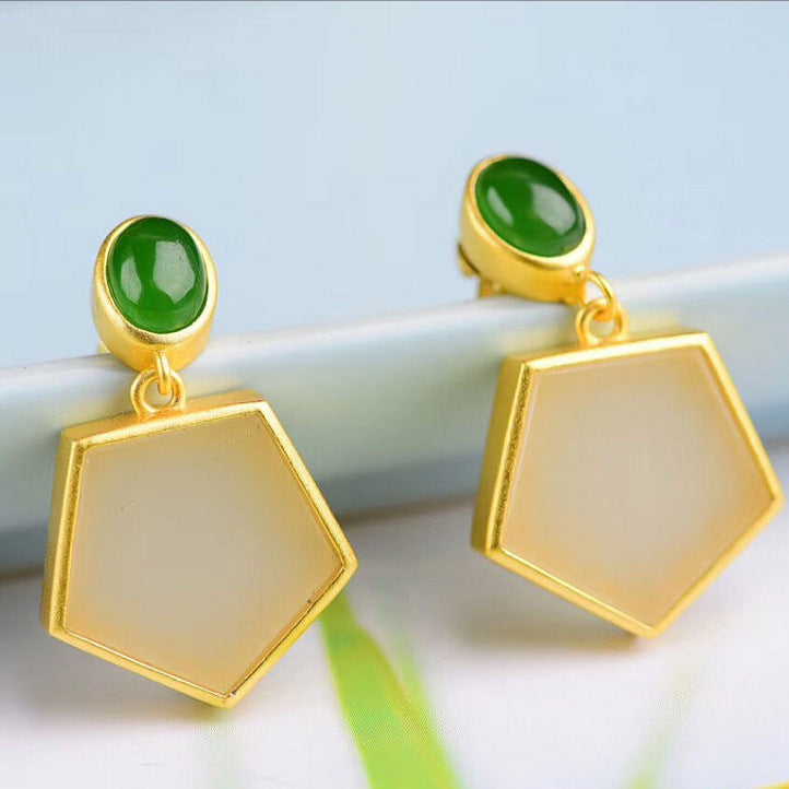 Beautiful Silver Earring with Unique Style